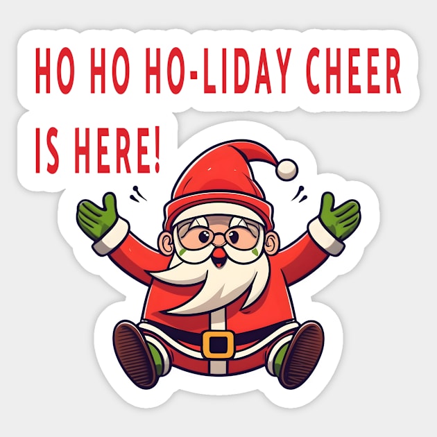 Ho Ho Ho-liday Cheer is Here! Sticker by Double You Store